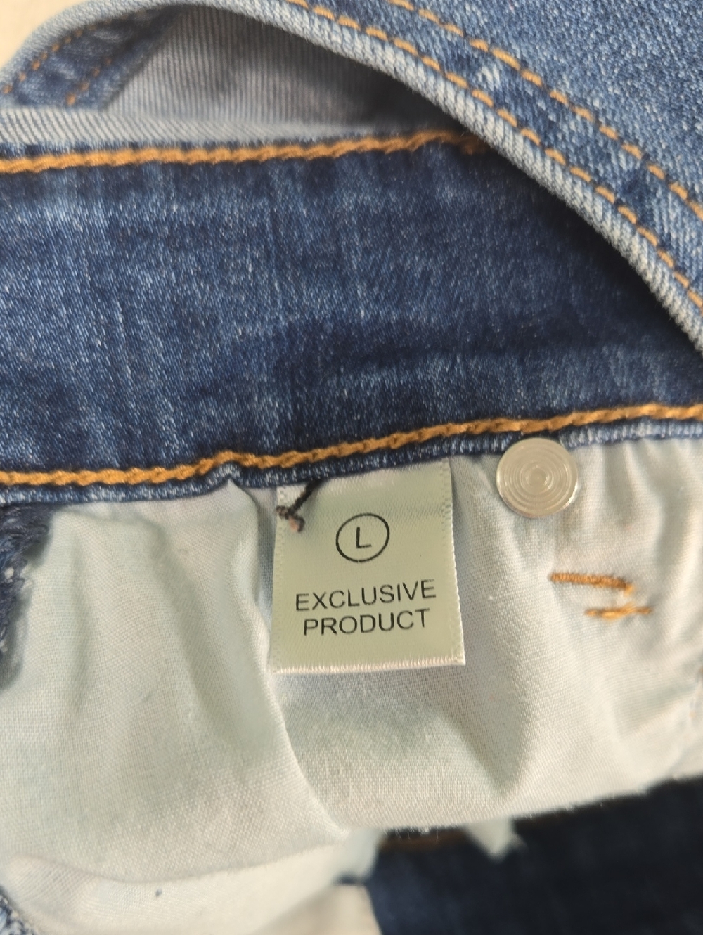 Distressed Blue Denim Women’s Overalls with Adjustable Straps - Picture 8 of 14
